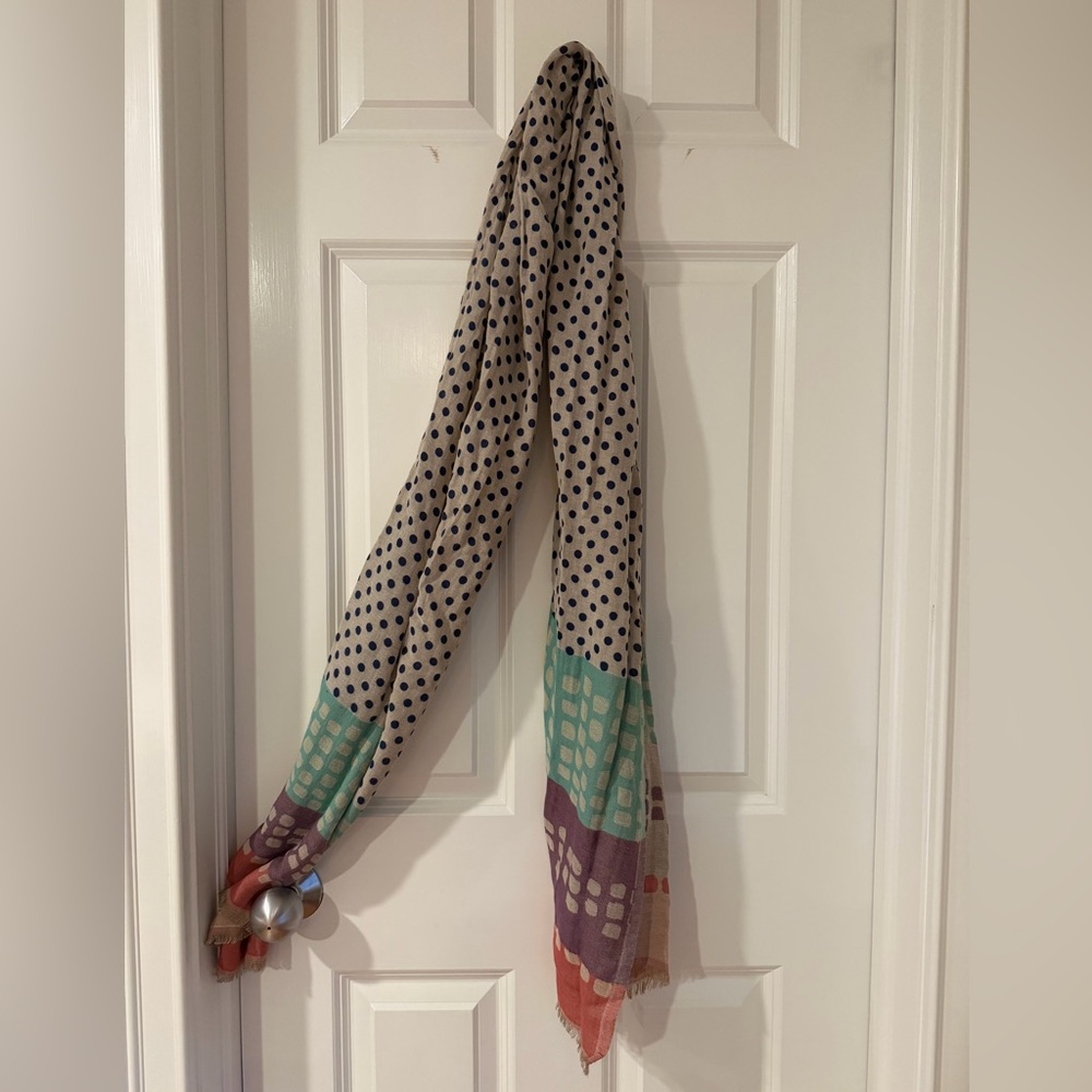 Anthropologie polka dot scarf - Picture 3 of 7